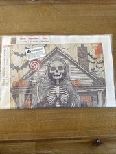2 NIP 5D Diamond Painting Kits for Adults Beginners, Halloween, Skeleton
