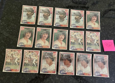 1981 Topps Baseball COCA COLA BOSTON RED SOX (CELLO PACKS)..........38 TOTAL!