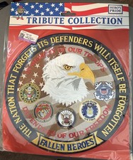 Hero's Pride Tribute Collection Patch 12" Eroi Caduti in memoria delle nostre truppe