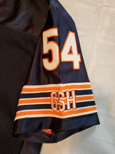 Chicago Bears Brian Urlacher #54 Mitchell Ness Throwbacks NFL Jersey Mens 52 - Picture 5 of 8
