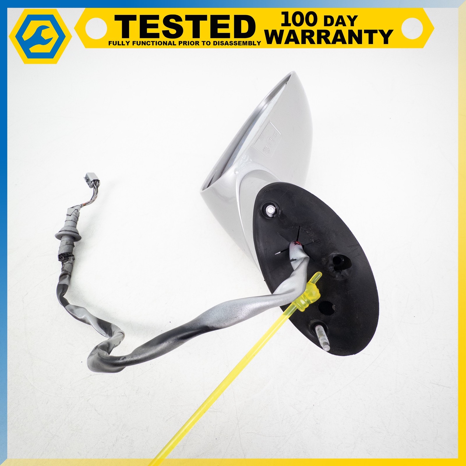 05-13 CHEVROLET CORVETTE C6 FRONT RIGHT POWER FOLD DOOR MIRROR SILVER OEM