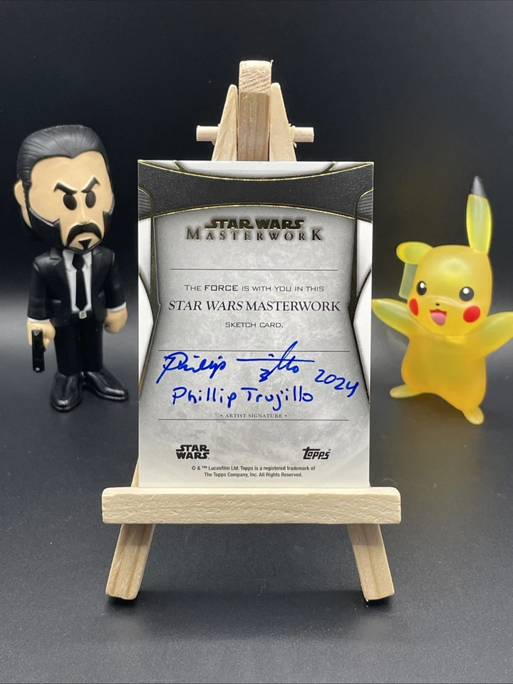 Topps Star Wars Masterwork Sketch by Phillip Trujillo - Stormtrooper - Image 2 of 2
