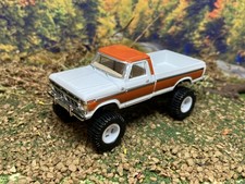 1977 Ford F-150 Ranger Explorer Lifted 4x4 Truck 1/64 Diecast Custom Greenlight