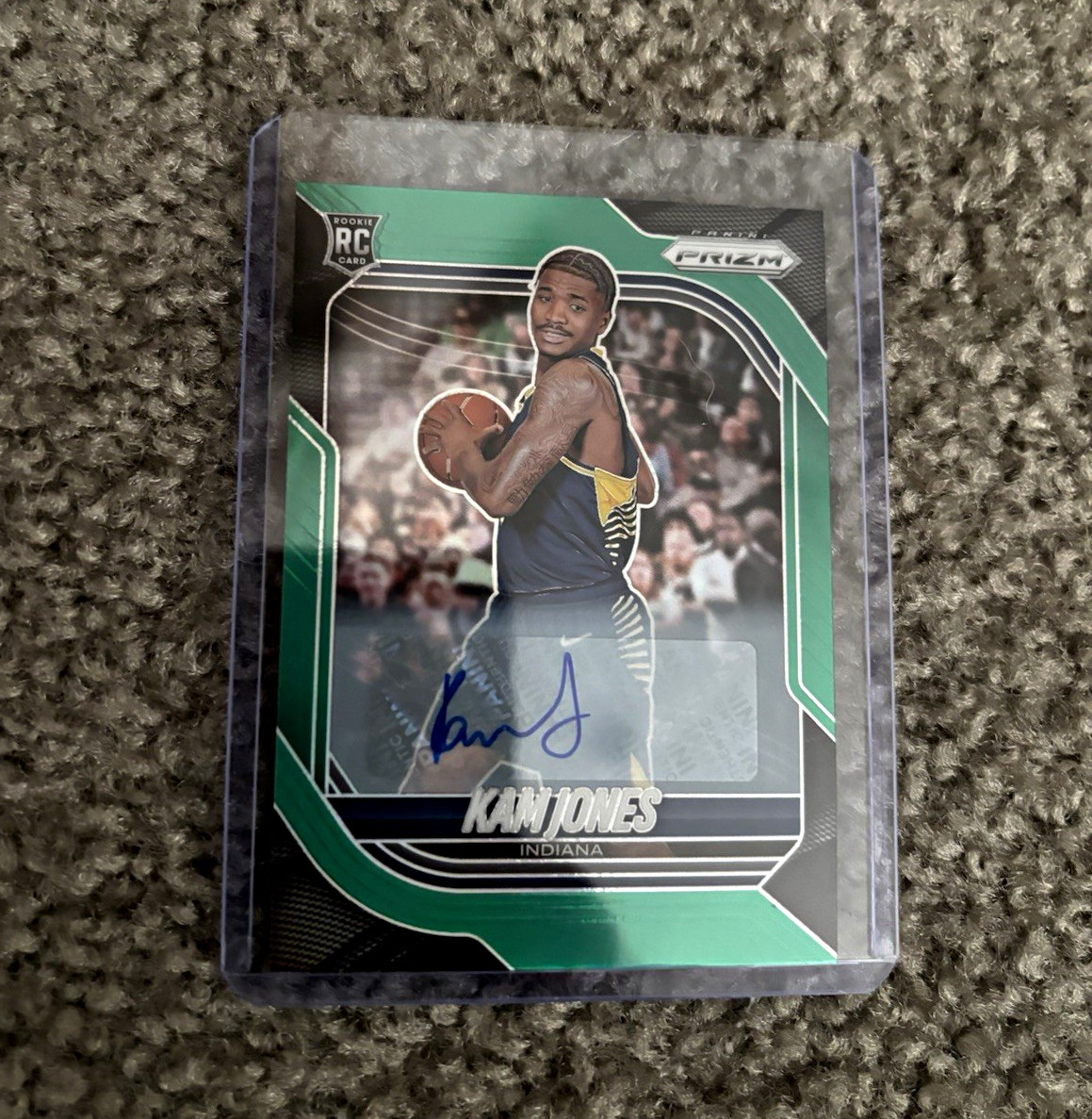 Panini 2025-26 Prizm Kam Jones Rookie Auto Card #29 Indiana Hoosiers