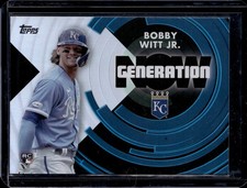 2022 Topps Update #GN-61 Bobby Witt Jr. Generation Now Blue Rookie RC