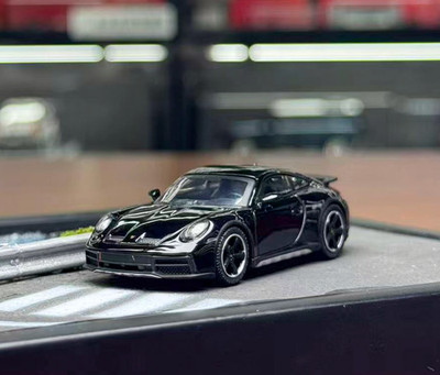 Minigt 1:64 Black 911 Dakar Sports Model Diecast Display Car