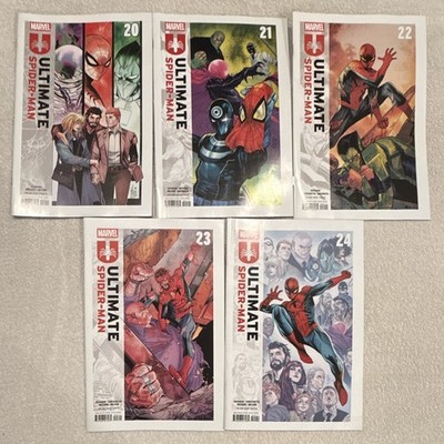 Marvel Ultimate Spider-Man Lot of 5: #20, 21, 22, 23, 24 (Bendis)