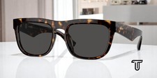 BURBERRY BE4431U 300287 Dark Havana Dark Grey 56 mm Men's Sunglasses