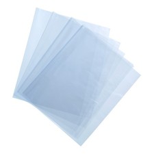 100Pcs 18x12 Inch Shrink Wrap Bags Blue Clear PVC Heat Shrink Wrap
