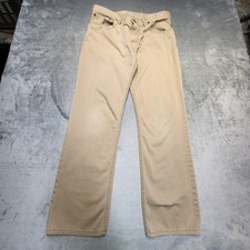 Polo Ralph Lauren Pants Mens 32x30 Khaki Straight Fit 5-Pocket Chino Cotton