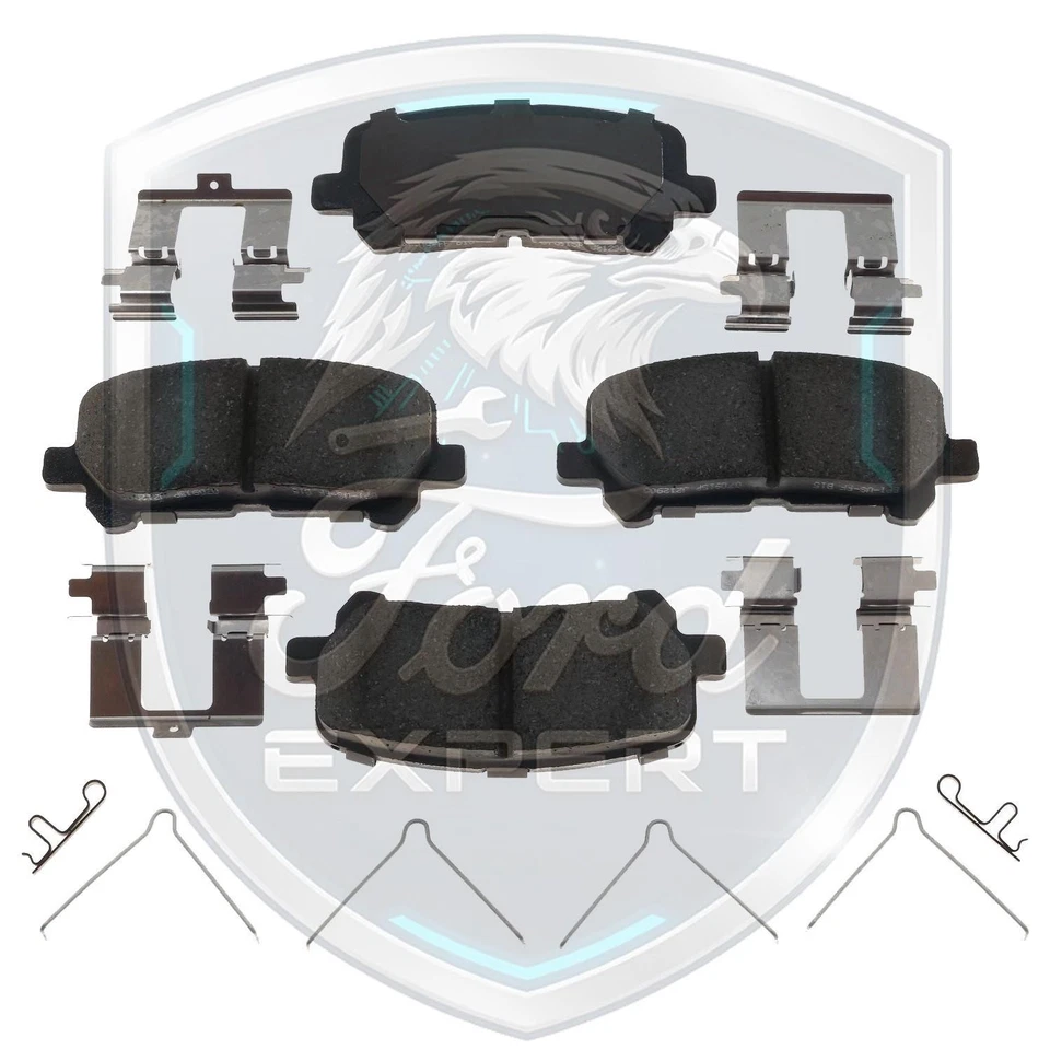 Kit de pastillas de freno traseras de cerámica premium OE para Honda Odyssey & Pilot 2009-2017 Foto 4 de 4