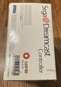 Sega Dreamcast Red Controller  OEM  - In Box /w Manual