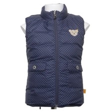 Steiff, Daunenweste, Mädchen, Größe: 104, Blau, Daune/Feder/Polyester #jwS