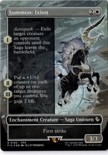 Summon: Ixion (Borderless) R foil Commander: FINAL FANTASY 195 Near Mint