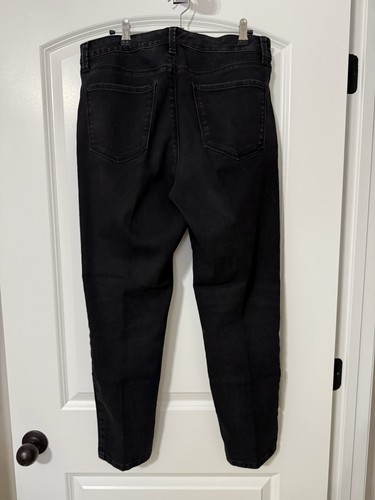 Women Size 14 CHARTER CLUB Bristol Skinny Leg Ankle Jeans Saturated Black - Picture 12 of 15