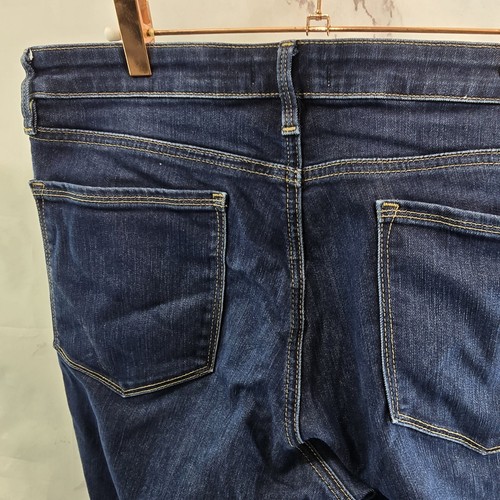Athleta Jeans Women 12 Gray Sculptek Skinny Denim High Rise Stretch Crop Ankle - Picture 5 of 14
