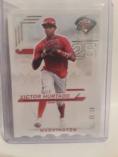 2025 Panini Prospect Edition - Victor Hurtado #137 Ticket Stub Red  02/25 Rookie