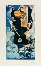 Salvador Dali (1904-1989). Lyle Stuart Tarot 6er Suite, 1978 Karte 2 A1-A4 Poste