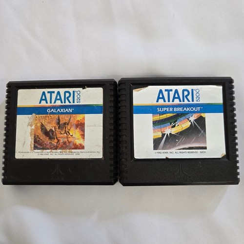 Lot De Jeux Atari 5200 – Pole Position, Super Breakout, Dig Dug, Star Raiders, Pac-Man