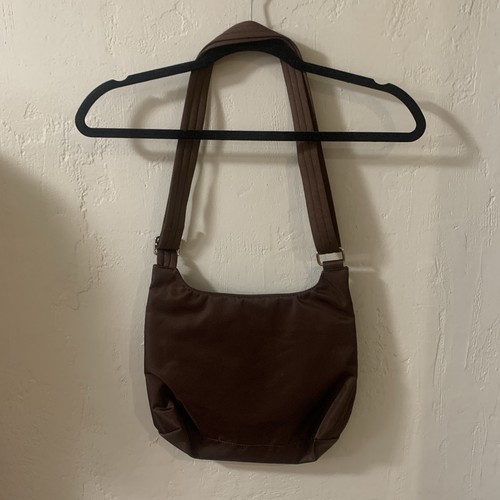 Longchamp Bag Le Pliage Neo Flat Chocolate Brown Nylon Crossbody Messenger Zip! - Picture 8 of 17