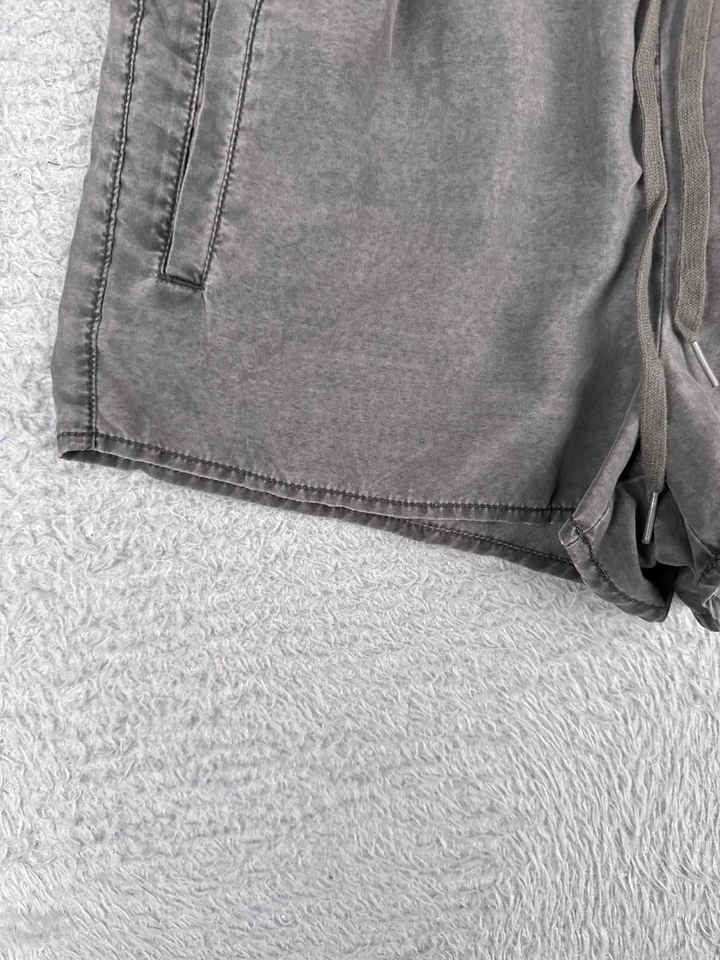 Pantalones Cortos Billabong Para Mujer Pequeños Gris Sudor Cintura Elástica Playa Caminata Correr Gimnasio 30x2 Foto 3 de 4