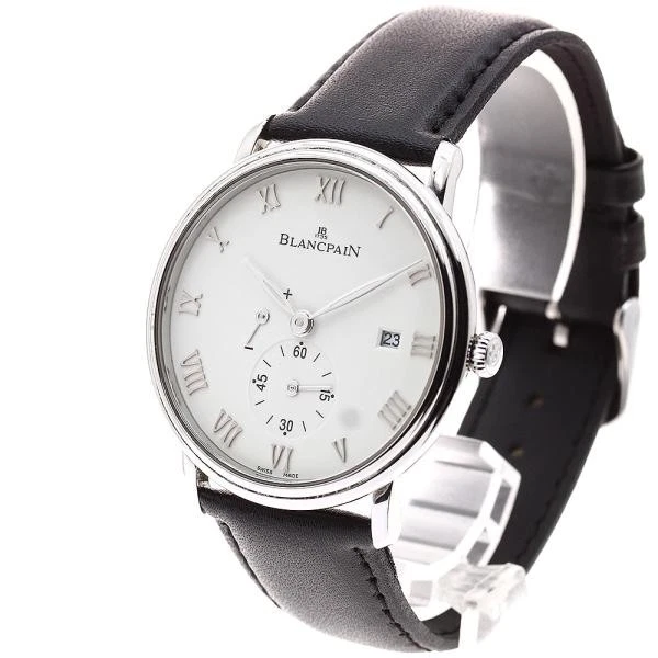 Blancpain — Blancpain Villeret Ultra Thin 6606-1127-55B 40mm SS White Dial Watch #C3001