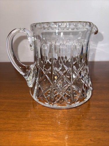 Royal Brierley Crystal "ASCOT" Water Juice Jug Pitcher - Flat Bottom 6”Tall - Picture 3 of 18