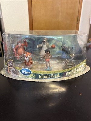 RARE Vintage Disney Store Exclusive - The Jungle Book - 6 Figure Playset OpenBox