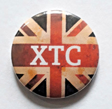 25mm Badge of The British Band XTC On A Union Jack