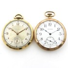 1917-1937 Waltham 12s 7j-17j 43mm Subdials Men's Pocket Watch Lot of 2 #WB5780-2 — photo 1