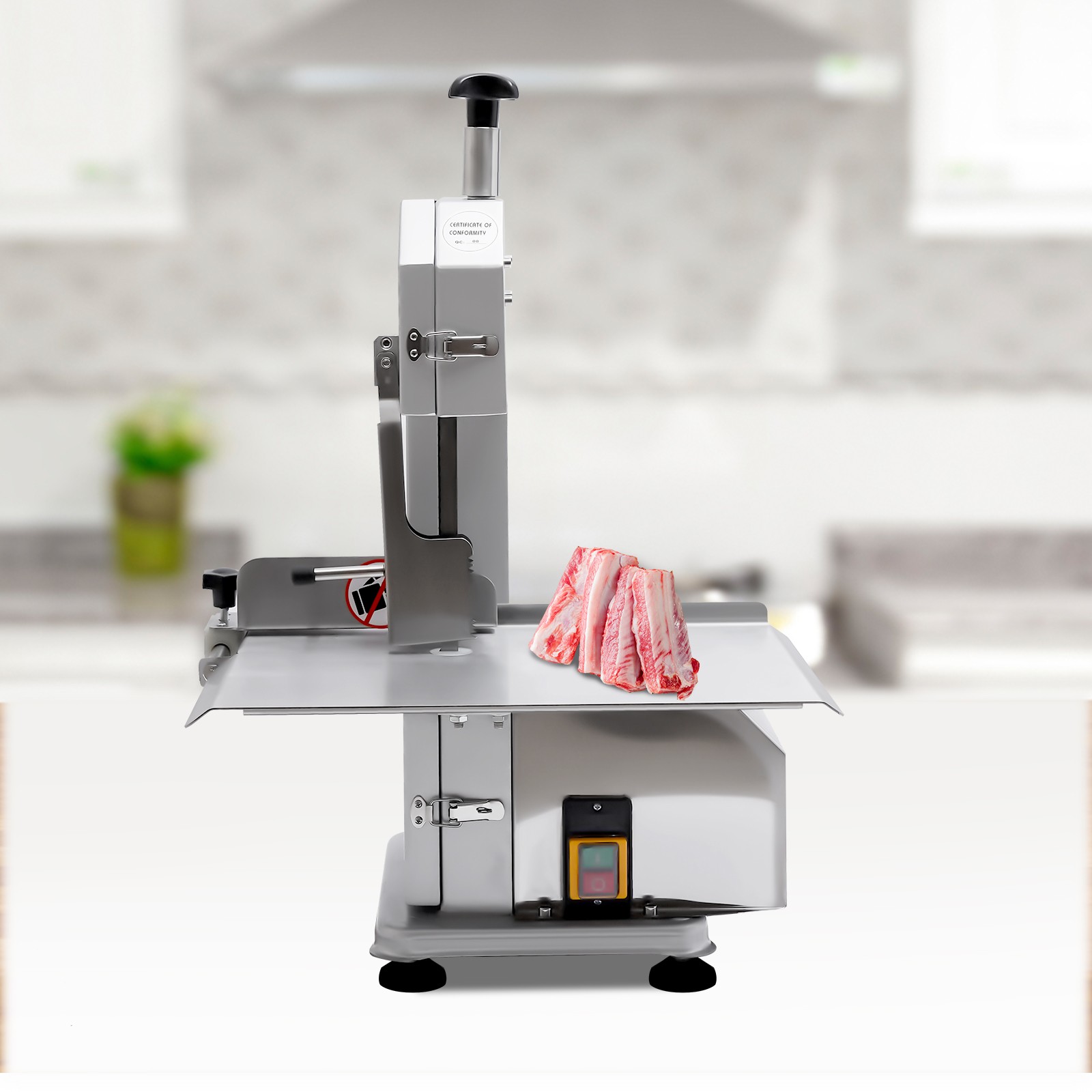 650W Electric Commercial Frozen Meat Bone Saw Butcher Band Saw Cutting Machine
