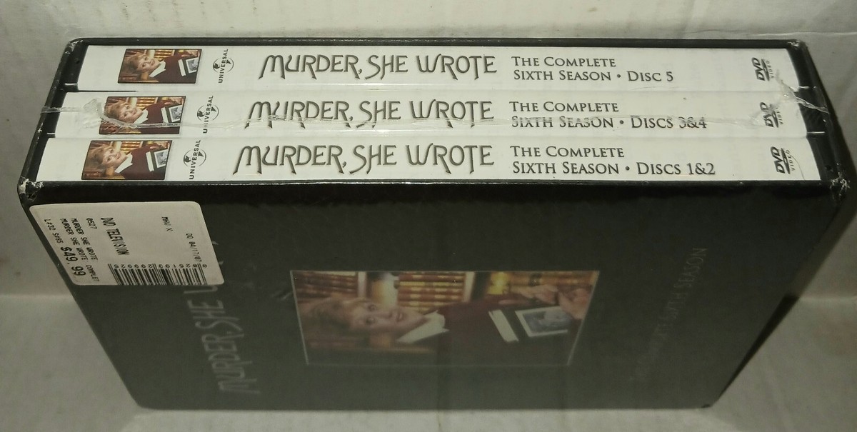 (未使用･未開封品)Murder She Wrote: Complete Sixth Season [DVD] Murder She Wrote Complete Sixth Season DVD NWT 5 Disc Set
