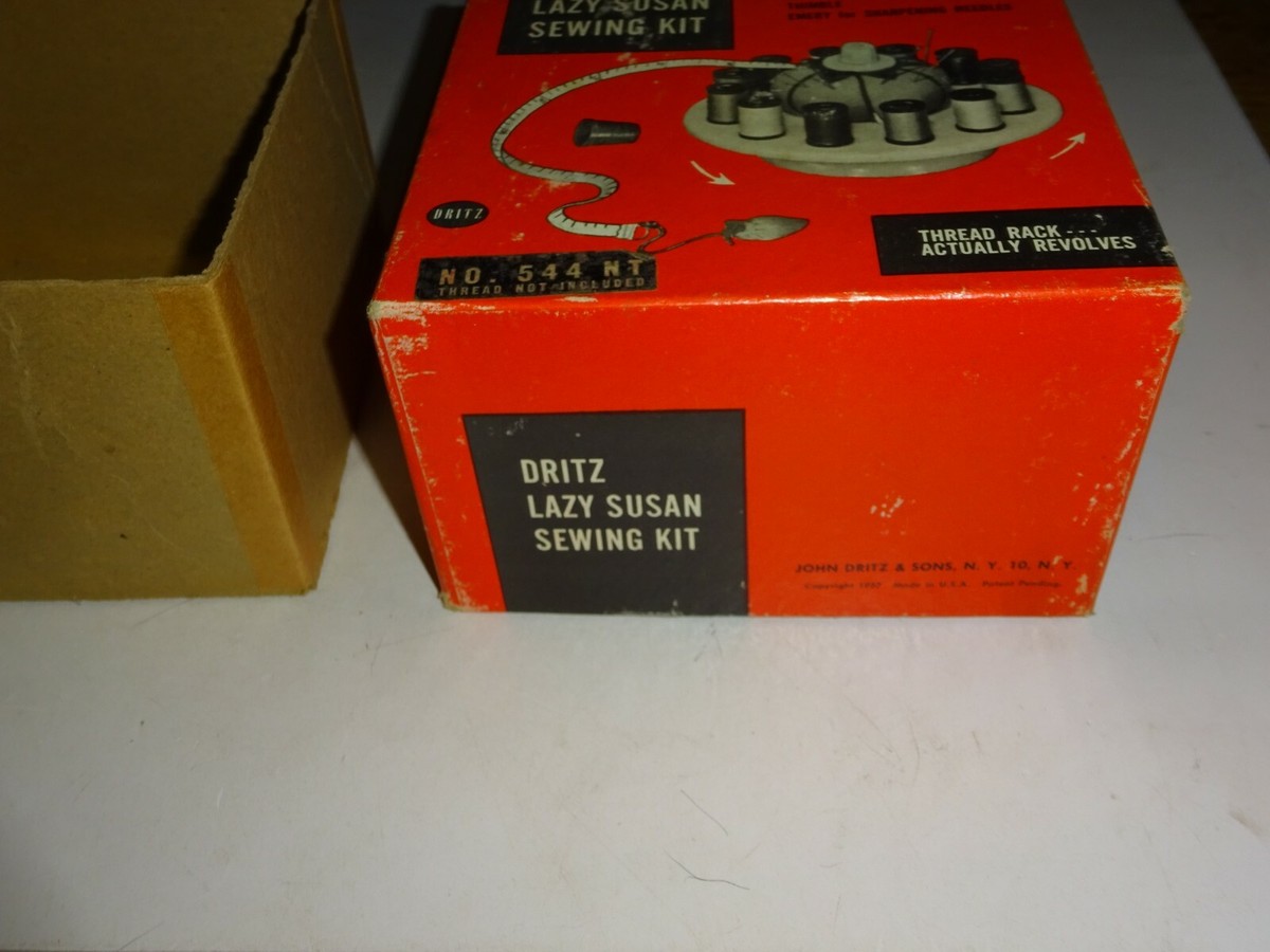 1957 Dritz Lazy Susan Sewing Kit # 544NT box empty | eBay