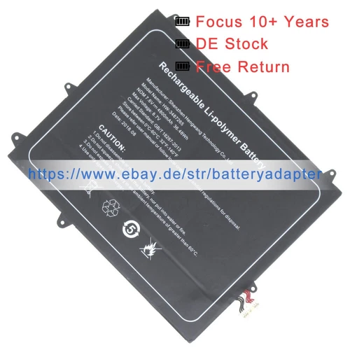 Original neu HW-3487265 Akku Batterie für TREKSTOR Primebook C11B laptop