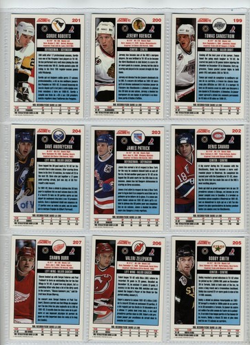 Score 1992-93 Canadian Bilingual  Upick from list (1-261) - Picture 399 of 495