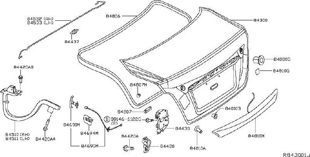 Nissan 84810 9w60d