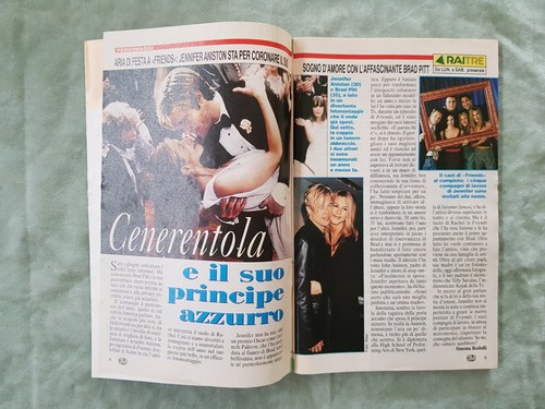 99) TELESETTE ITALIAN MAGAZINE N 19/1999 JENNIFER ANISTON BRAD PITT VENTURA - Photo 3 sur 12