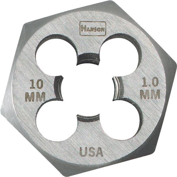 (12)-Irwin Hanson 1 Wide 10 mm -1.0 Metric Hex Die 9738 (12)-Irwin Hanson 1 Wide 10 mm -1.0 Metric Hex Die 9738