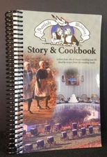 Amish Wedding Story & Cookbook Larry Miller signed Amish Foods Millersburg Ohio