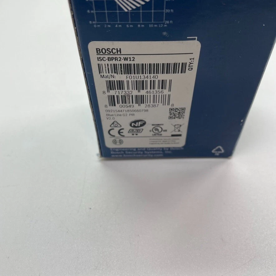 Bosch ISC-BPR2-W12 Blue Line Gen 2 PIR Motion Detector 40' x 40' OPEN BOX - Image 4 of 4