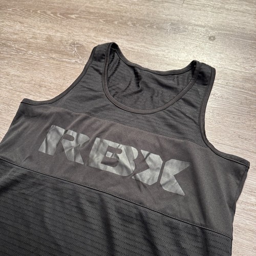 RBX Active Tank Top Womens Medium Vented Back V Neck Fitness Workout Top Tee - Picture 2 of 6