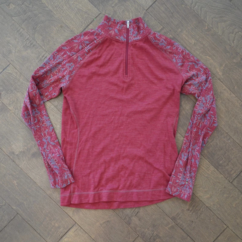 smartwool merino wool 1/4 zip athleisure outdoor base-layer