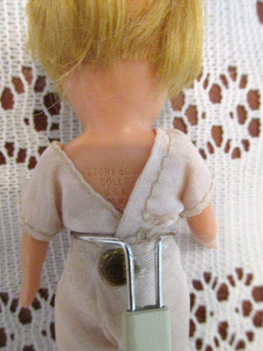 NASB Doll, 5" Tall Movable Arms & Legs, Sleep Eyes, Painted Shoes, Stand - Picture 7 of 7