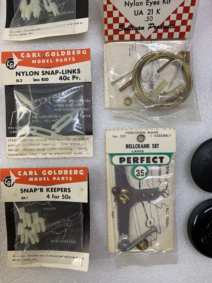 Carl Goldberg Pylon FOX VECO GUILLOW'S & OTHERS RC Airplane Parts Lot  - Image 4 of 4