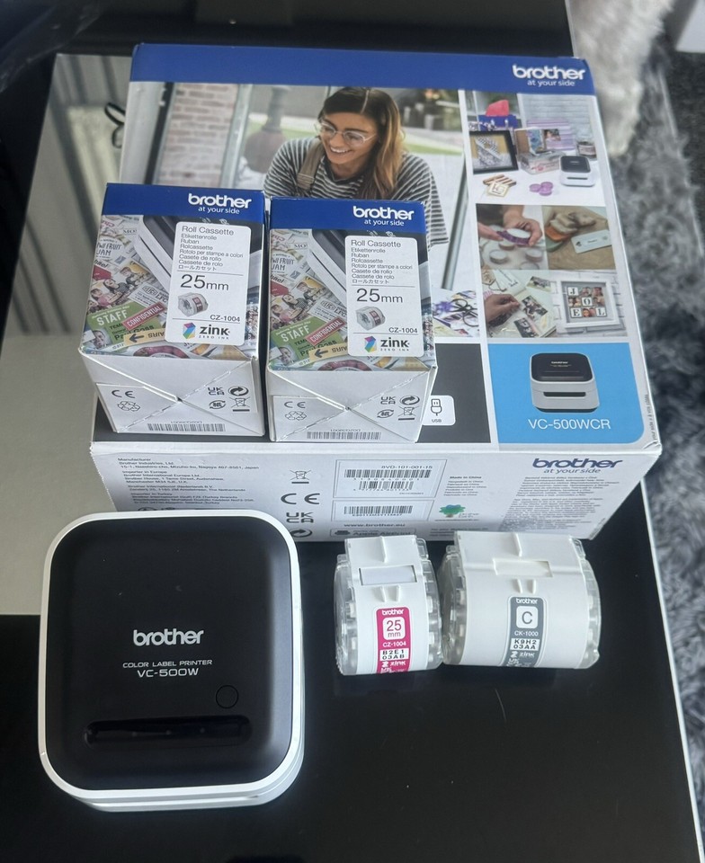 Brother VC500W Full Colour Label Printer Black 4977766801133 eBay