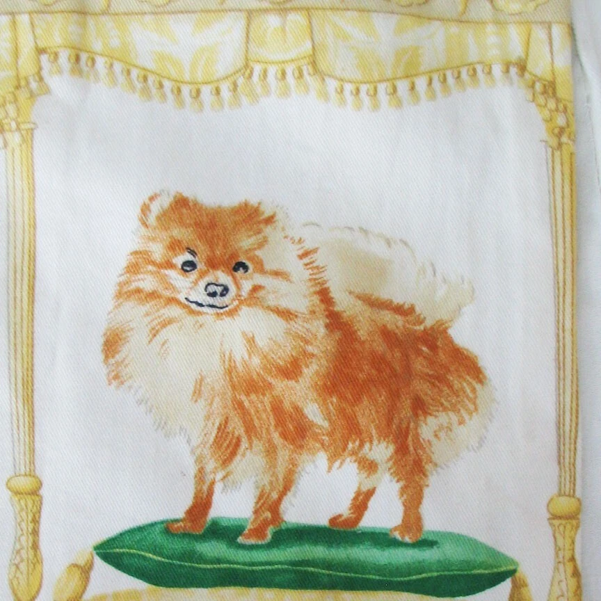 Charming Dog Curtain Cotton Mid-Weight Lined Short See Photos 25" Long  51" Wide - Image 4 of 4