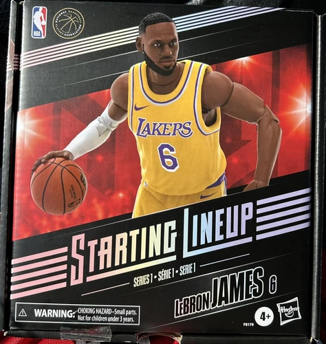 Hasbro Starting Lineup NBA Series 1 LeBron James LA Lakers 6-Inch Action Figure