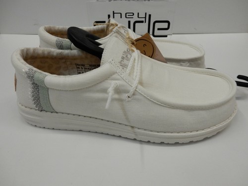 linen natural white hey dudes