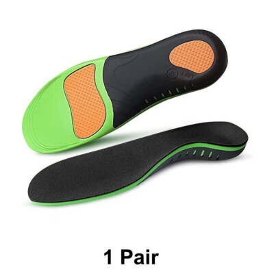 Work Boots Feet Arch Support Orthotic Plantar Fasciitis Gel Cushion Shoe Insoles