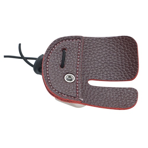 Protector con pestañas para dedos de tiro con arco de vaca para arco recurvo caza mano derecha - Imagen 60 de 67